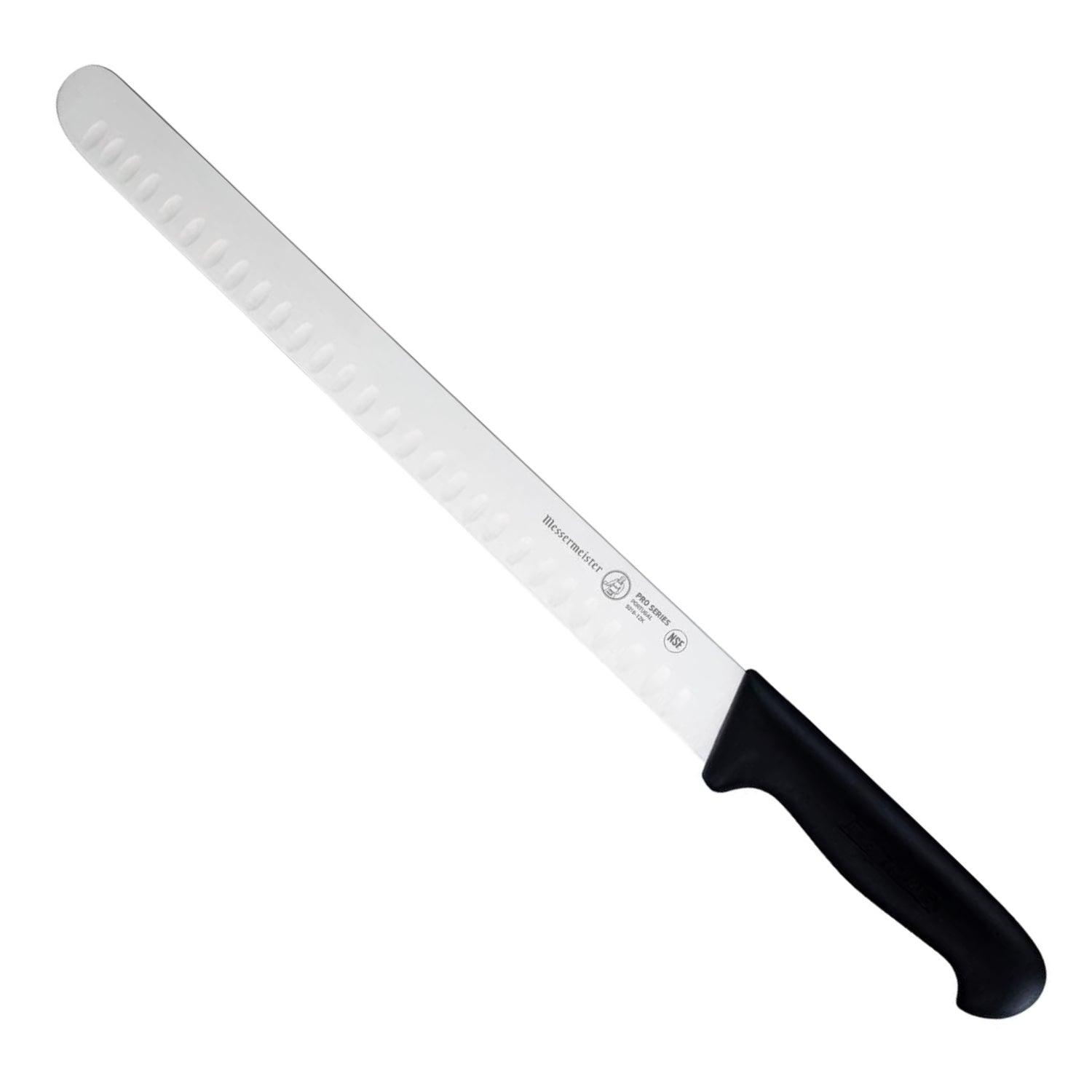 Messermeister Pro Series 12” Round-Tip Kullenschliff Slicer Knife
